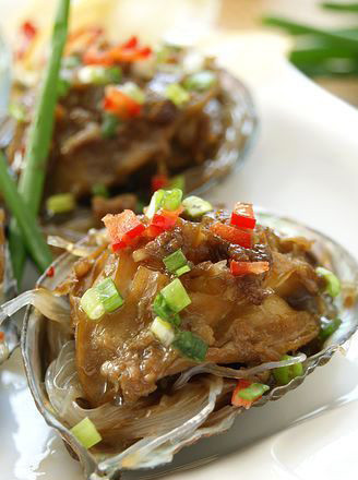 Steamed Abalone with Garlic Vermicelli recipe