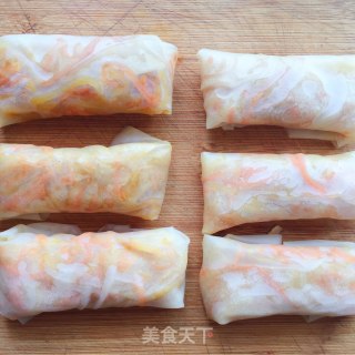 Dumpling Spring Rolls recipe