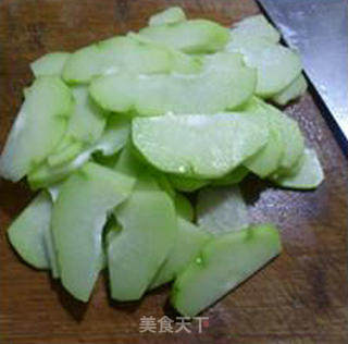 Fried Chayote with Black Fungus recipe