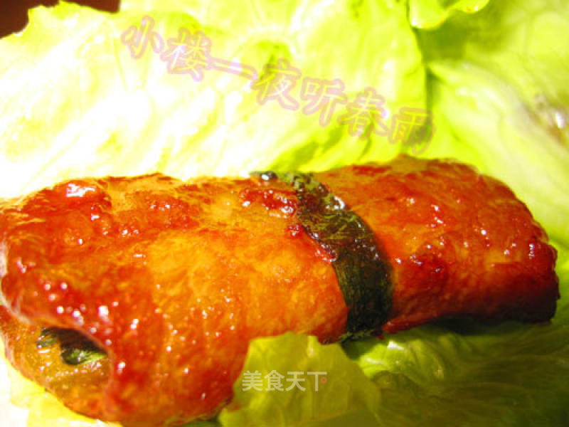 [original Diy Barbecue]---(cook100 Garlic Bbq Sauce) Roasted Pork Belly Rolls recipe
