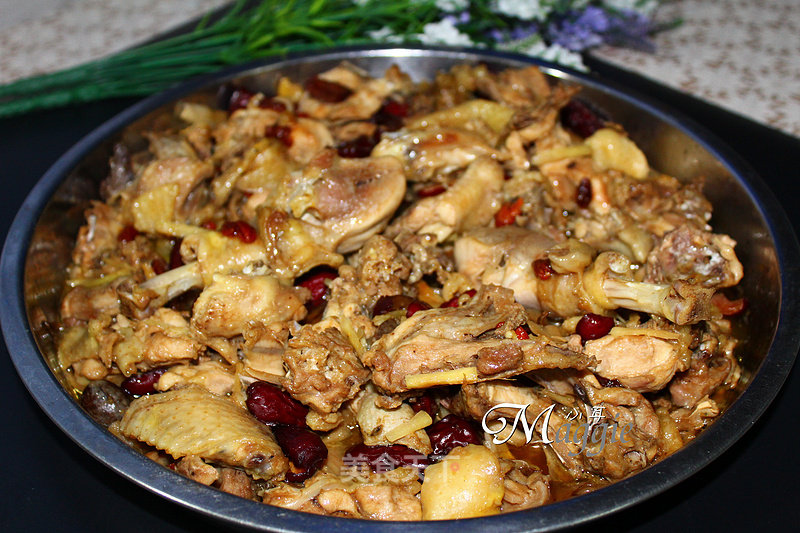 Slippery Steamed Chicken--bawanghua Red Date Steamed Chicken recipe