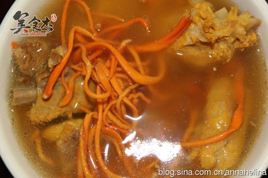 Cordyceps Flower Pork Ribs Soup recipe