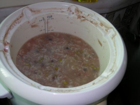 Red Bean and Mung Bean Congee recipe