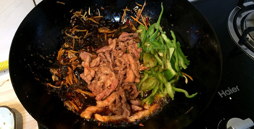 Fish-flavored Shredded Pork, A Small Beautiful Delicacy recipe