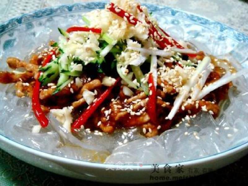 Cold Pork Shredded Skin recipe