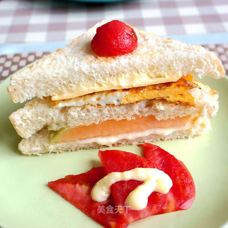 Egg Melon Sandwich recipe