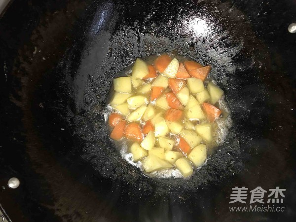 Three-color Fresh Fried Beef Tendon recipe