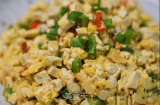 Stinky Tofu Scrambled Eggs recipe