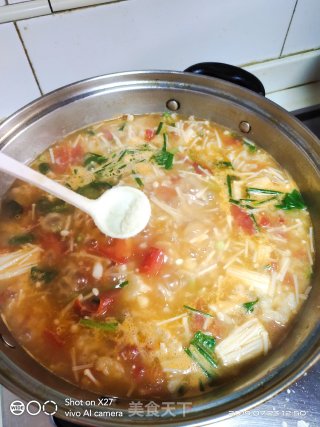 Enoki Mushroom Soup recipe