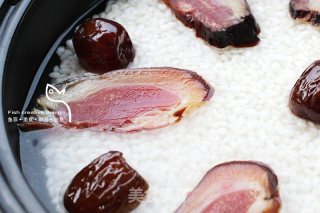 Qingcheng Mountain Old Bacon Claypot Rice recipe