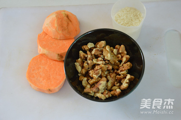 Walnut Sweet Potato Rice Paste recipe