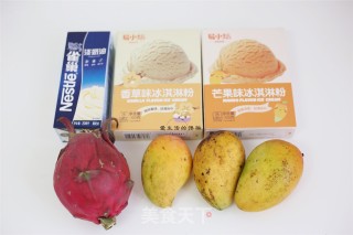 Dragon Fruit Vanilla Ice Cream Vs Mango Ice Cream recipe