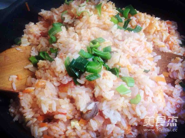 Seafood Baked Rice recipe