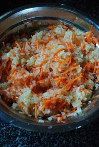 Carrot and Sticky Rice Buns recipe