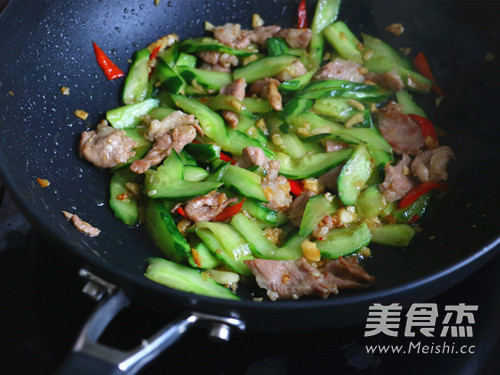 Stir-fried Pork with Salted Melon recipe