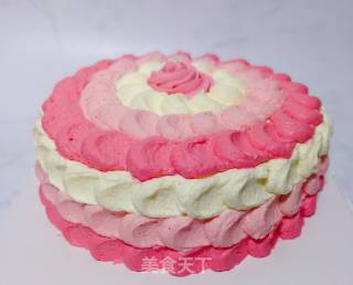 Gradient Decorated Cake recipe