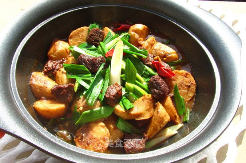 Taro Beef Brisket Claypot recipe