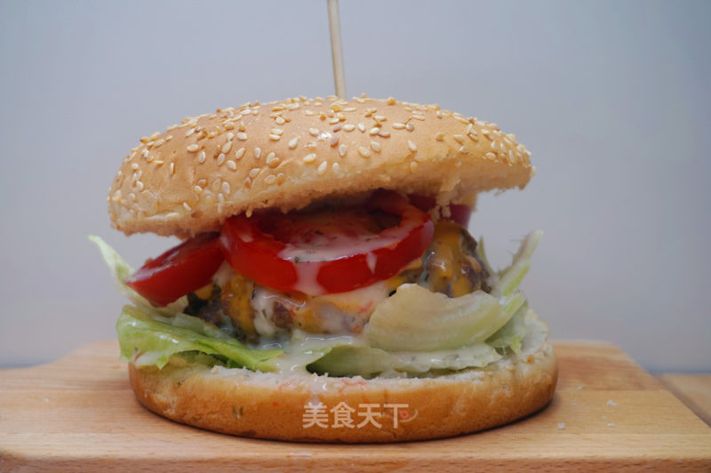 Cheeseburger (cheeseburger)-succulent and Juicy recipe