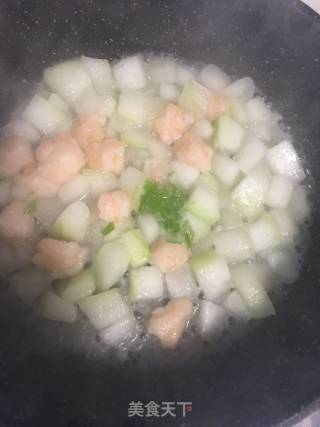 Shrimp Fried Winter Melon recipe