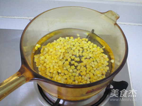 Corn Distilled Rice Cake Soup recipe