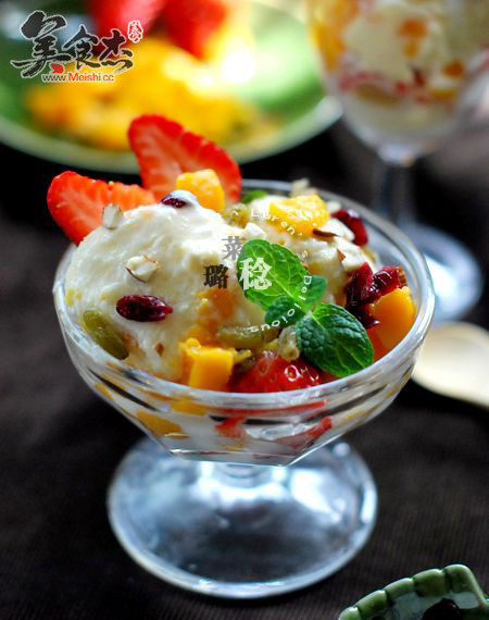 Fruit Colorful Ice Cream recipe