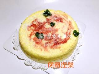 Red Velvet Printed Light Cheesecake recipe