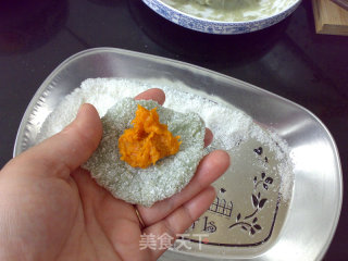 Wormwood Sweet Potato and Glutinous Rice Cake recipe