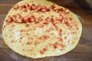Strawberry Rolls with Sugar Coated Cheese recipe