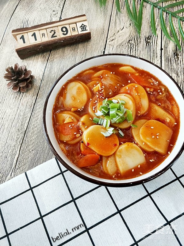 Spicy Fried Rice Cake recipe