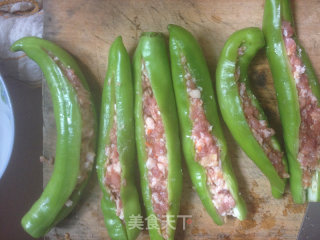 An Essential Ingredient for Improving Immunity and Beauty---stuffed Meat with Pepper, Salt and Pepper recipe