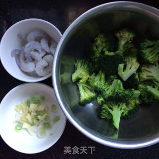 Fried Broccoli with Shrimp recipe