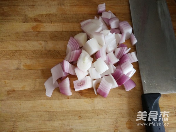 Diced Onion and Cucumber recipe