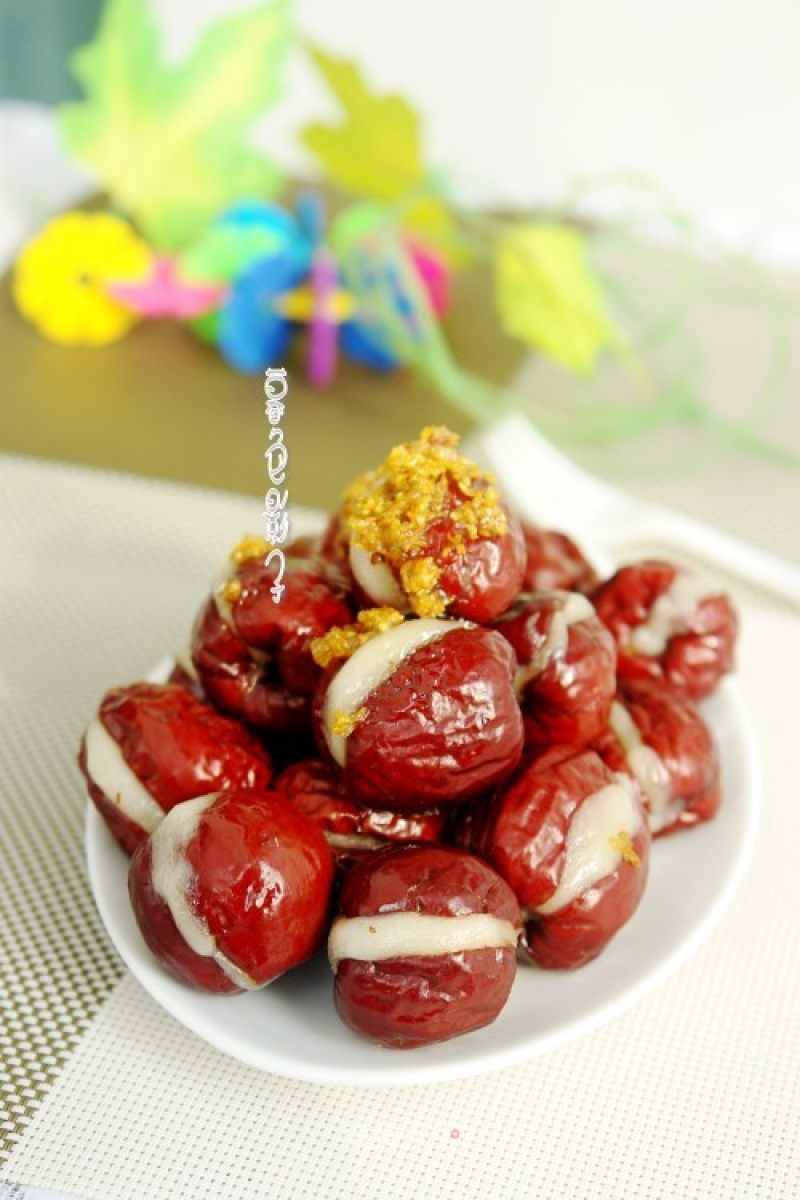 Dessert~two-color Candied Dates recipe