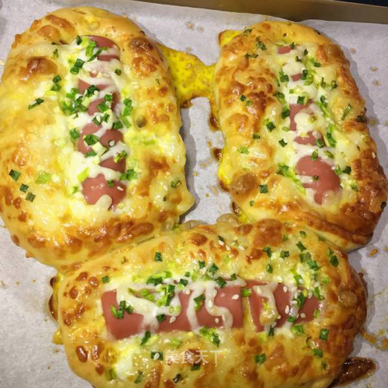 #四session Baking Contest and is Love to Eat Festival# Scallion Cheese Bread recipe