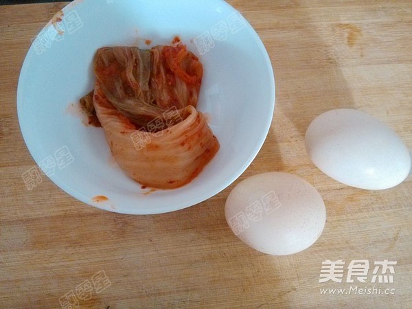 Scrambled Eggs with Kimchi recipe