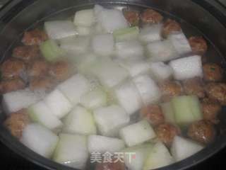 Winter Melon Meatball Soup recipe