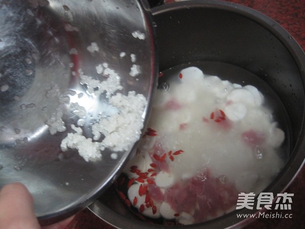 Chinese Yam Wolfberry Porridge recipe