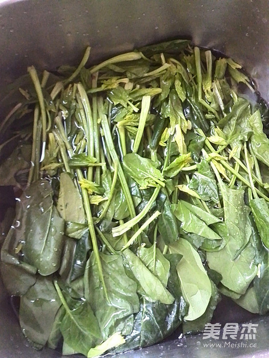 Mustard Almond Spinach recipe