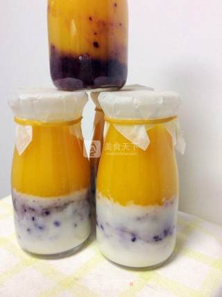 Blueberry Puree Almond Mango Pudding By: Special Writer of Blueberry Food recipe