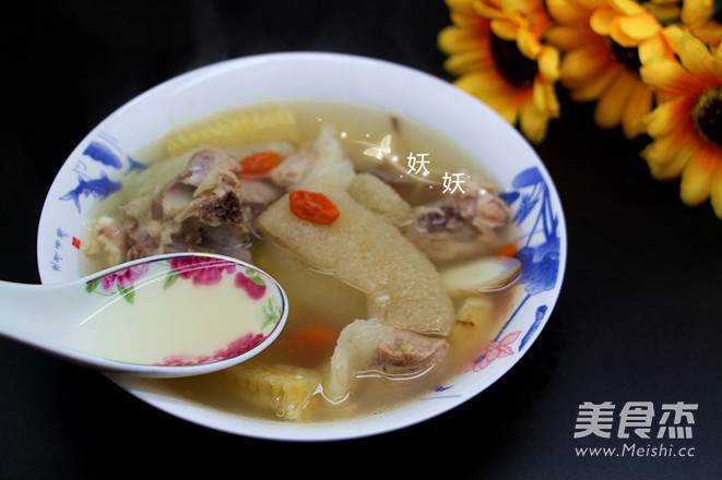 Corn Scented Bamboo Sun Pork Rib Soup recipe