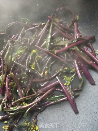 Stir-fried Red Cabbage Moss recipe