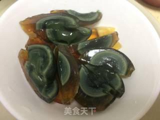 Preserved Egg with Cold Dressing recipe