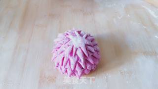 Red Pitaya Steamed Buns recipe