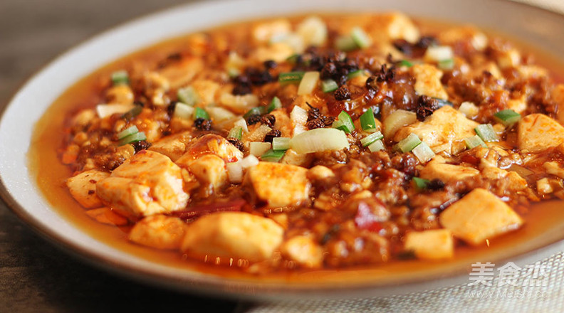 The Tip of The Tongue is Jumping and The Taste Buds are Full of Fun to Eat Mapo Tofu recipe