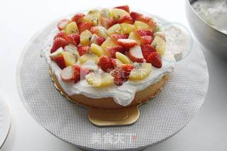 Strawberry Fruit Butter Decorating Cake recipe