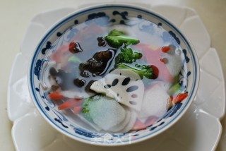 [new Year Dishes Sharing 1]·lotus Pond Suying——[seasonal Vegetables Soaked in Abalone Sauce] recipe