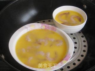 Shrimp Steamed Egg recipe