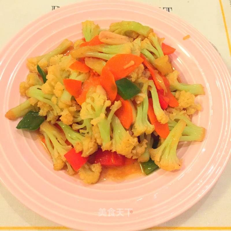 Vegetarian Stir-fried Cauliflower recipe
