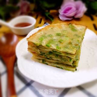 Lazy Version Cumin Scallion Omelette recipe