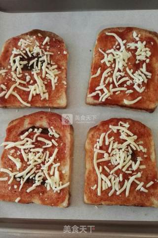 Simple Quick Shrimp Toast Pizza recipe